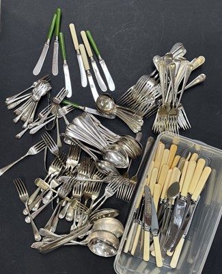 Lot 308 - A quantity of silver-plated and stainless...