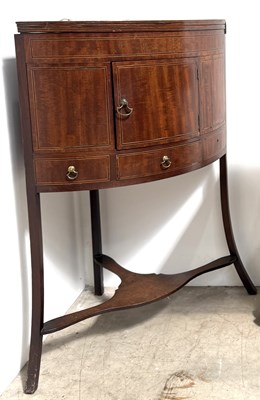 Lot 852A - A late 18th century mahogany corner washstand...