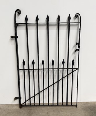 Lot 805 - A 19th-century forged ironwork garden gate,...