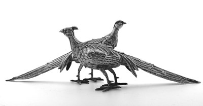 Lot 64 - A pair of twentieth-century Spanish silver...