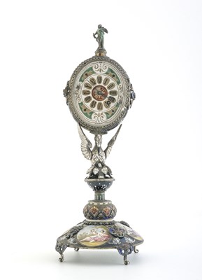 Lot 288 - A nineteenth-century Austrian silver and...