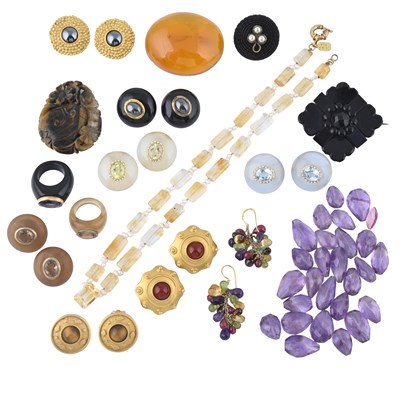 Lot 453 - A selection of gem jewellery