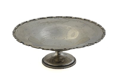 Lot 203 - A George V silver pedestal dish, by Ollivant &...