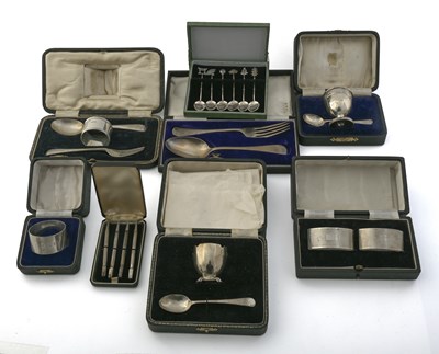 Lot 58 - A group of twentieth-century silver items,...