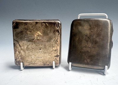 Lot 538 - A late Victorian silver cigarette case, by...