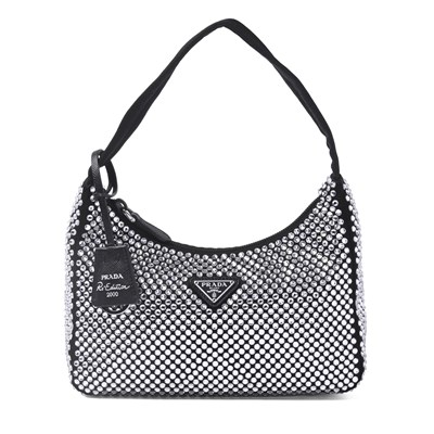 Lot 542 - Prada, a crystal Re-Edition 2000 shoulder bag.