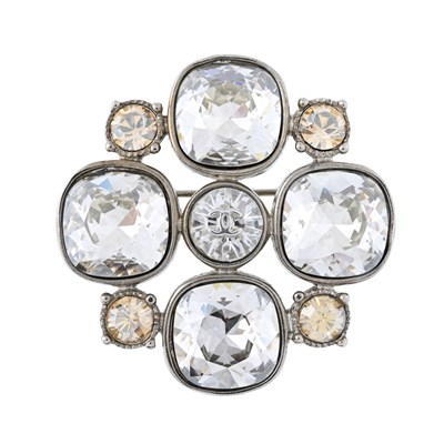 Lot 345 - Chanel, a small crystal brooch.