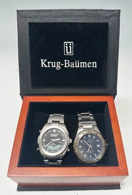 Lot 305 - A Krug- Baümen mens El Lapmaster quartz watch,...