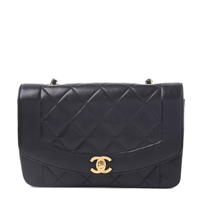 Lot 293 - Chanel, a small vintage Diana Flap handbag.