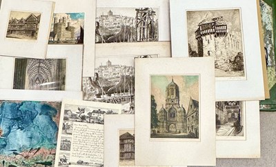 Lot 638 - A collection of 20th century architectural and...
