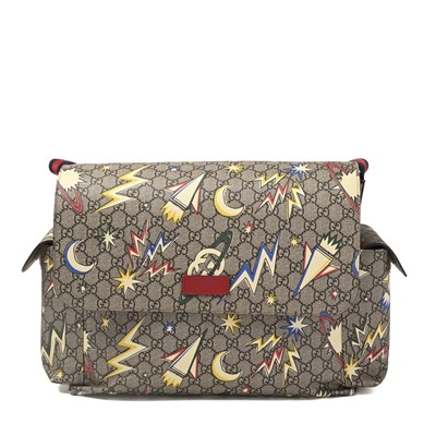 Lot 411 - Gucci, a GG Supreme baby changing bag.