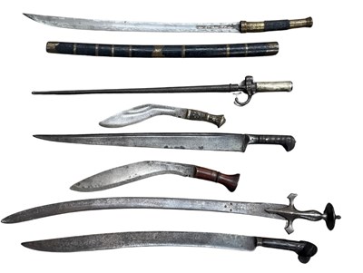 Lot 263 - A collection of 19th century and later blades...