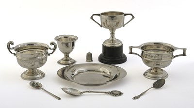 Lot 299 - A group of twentieth-century hallmarked silver,...