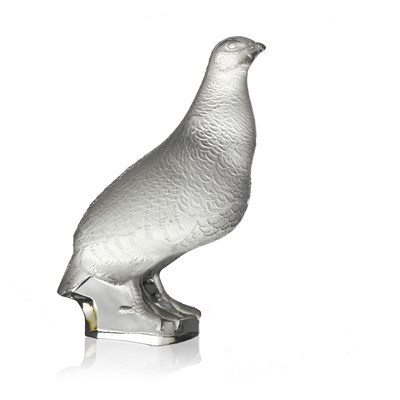 Lot 6 - Rene Lalique, a Perdix Debout Motif glass...