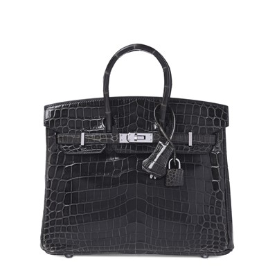 Lot 439 - Hermes, a 2019 crocodile Birkin 25 handbag.