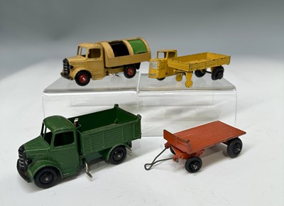 Lot 297 - Dinky Toys Bedford LD Truck 411, apple green...