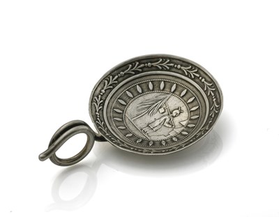 Lot 112 - A nineteenth-century silver caddy spoon,...