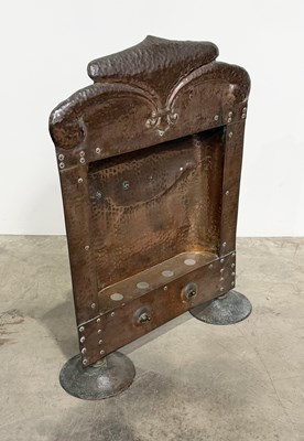 Lot 751 - A copper Arts & Crafts part fire/heater a...