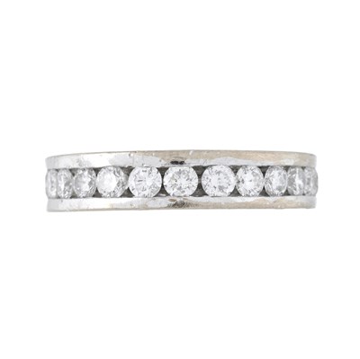 Lot 195 - A brilliant-cut diamond full eternity ring
