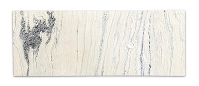 Lot 694 - A marble slab of square section with green...
