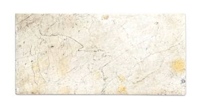 Lot 696 - A rectangular slab of veined Carrara marble...