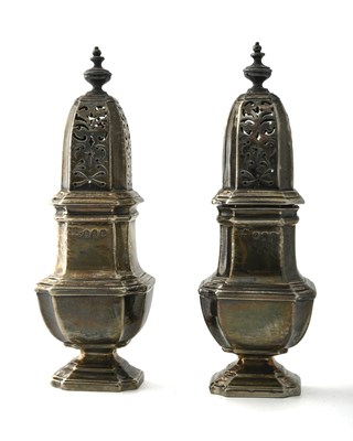 Lot 275 - A pair of Victorian Britannia standard silver...