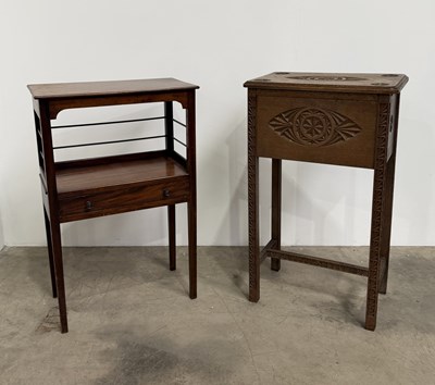 Lot 761 - A latte 19th century mahogany book shelf with...