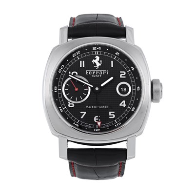 Lot 228 - Panerai, a stainless steel Granturismo GMT wrist watch