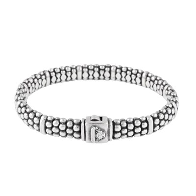 Lot 473 - Lagos, a Station Caviar bracelet.