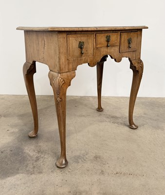 Lot 757 - A 19th century Queen Anne style walnut lowboy:...