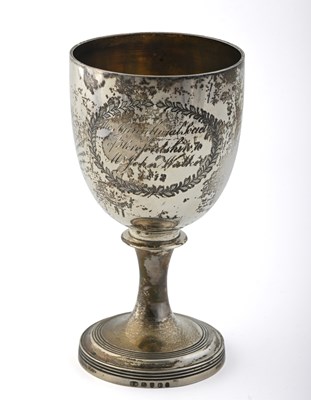 Lot 278 - A George III silver goblet, by Thomas Hayter,...