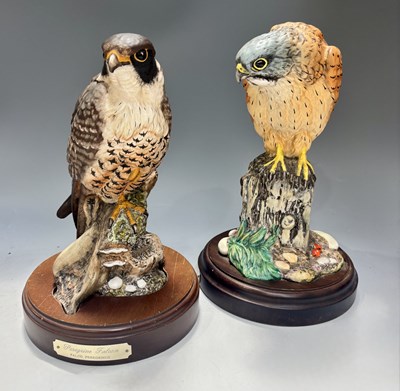 Lot 98 - Two ceramic Royal Doulton birds of prey,...