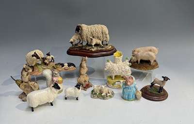 Lot 46 - A collection of farmyard animals by various...