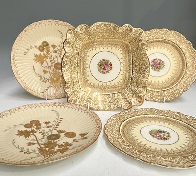 Lot 185 - George Jones dessert plates with...