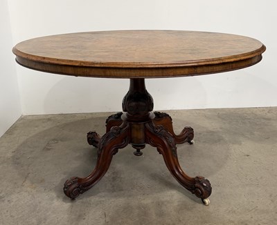Lot 803 - A late 19th century Victorian Loo table: an...