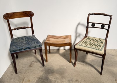Lot 804 - An early 20th century beech caned dressing...