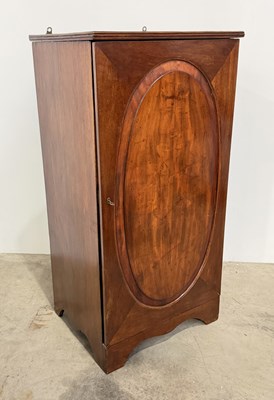 Lot 799 - A late 19th century mahogany floor standing...