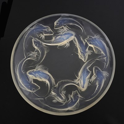 Lot 19 - Rene Lalique, a Martiques opalescent glass...