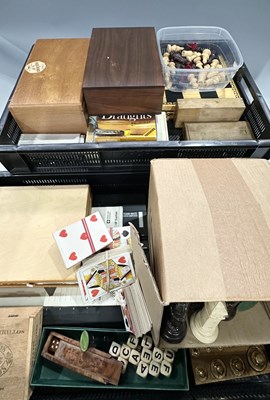 Lot 81 - A collection of various board games, including:...