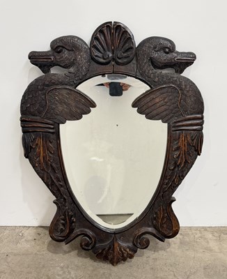 Lot 719 - An Arts & Crafts early 20th century carved oak...