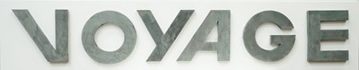 Lot 55 - A collection of sheet zinc three dimensional...