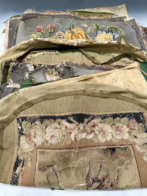 Lot 53 - Two reclaimed 19th century Aubusson tapestry...