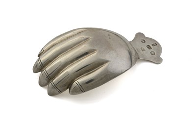 Lot 108 - A George III silver 'hand' caddy spoon, by...