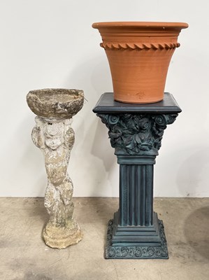 Lot 843 - A terracotta Whichford' 'Pastry Pot planter: h:...