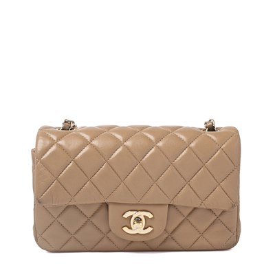 Lot 297 - Chanel, a Mini Rectangular Single Classic Flap handbag.