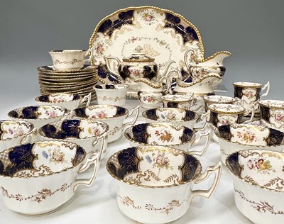 Lot 6 - A part Coalport 'batwing' pattern no.Y2665 tea...