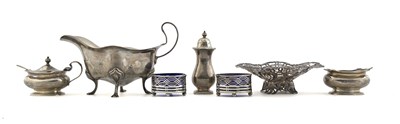 Lot 286 - A group of twentieth-century hallmarked silver,...