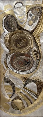 Lot 591 - A 1970's Modernist mixed media abstract art...