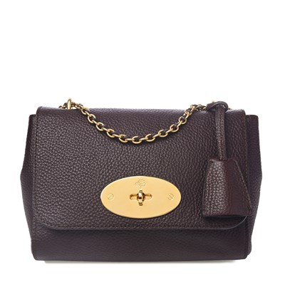 Lot 528 - Mulberry, a small oxblood leather Lily handbag.