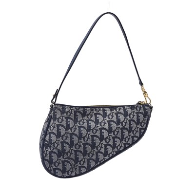 Lot 379 - Christian Dior, a Saddle Pochette handbag.
